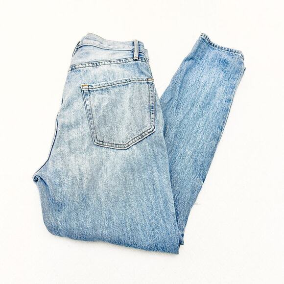 Frame Le Original Skinny Pomdale LOJSK207 Ripped Light Wash Denim Jeans Size 27 - Picture 8 of 8